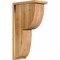 Ekena Millwork Crestline Rough Sawn Corbel w/Backplate, Western Red Cedar, 8"W x 14"D x 26"H COR08X14X26CRE01RWR - alternate 1